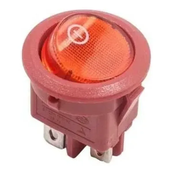 RS601 Yaylı 3-Pin ON-OFF Anahtar - Kırmızı