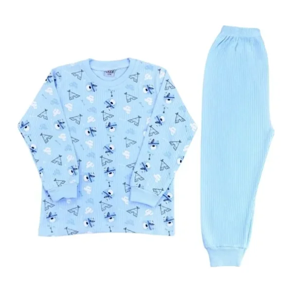 Sebi Bebe Kızılderili Ayıcık Pijama Takım 9147