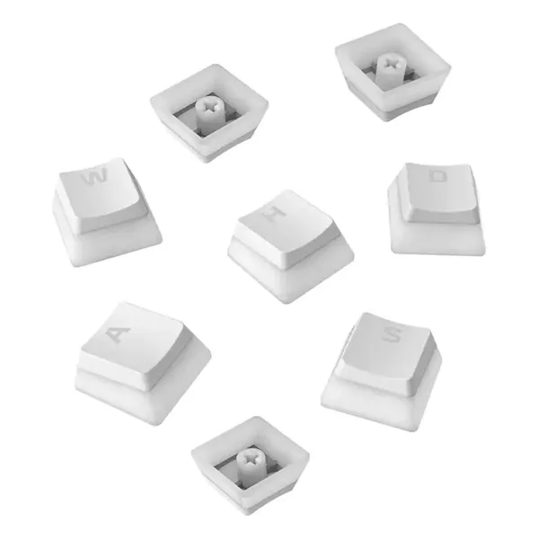 Spelt 108 Tuş Universal Pudding Mekanik Klavye Tuş Takımı Kapağı Keycap Beyaz Ingilizce Dizilimli