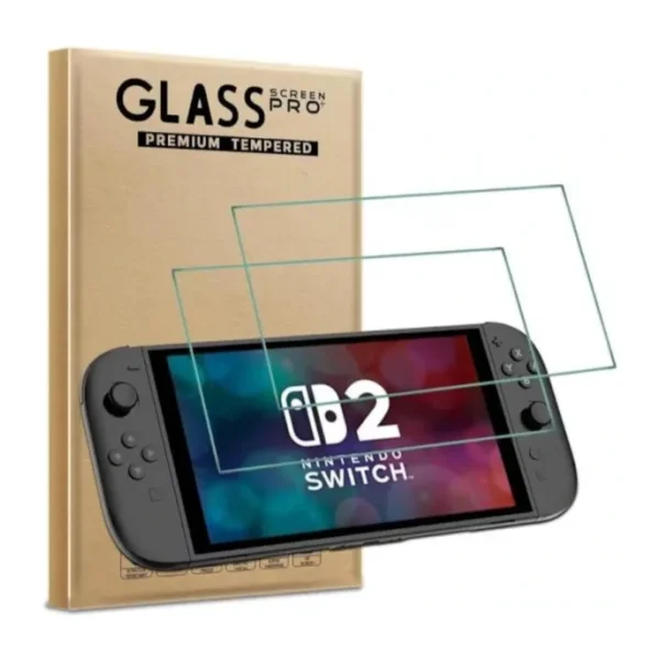 Switch 2 Temperli Cam Ekran Koruyucu 2li Paket (Nintendo Switch 2)