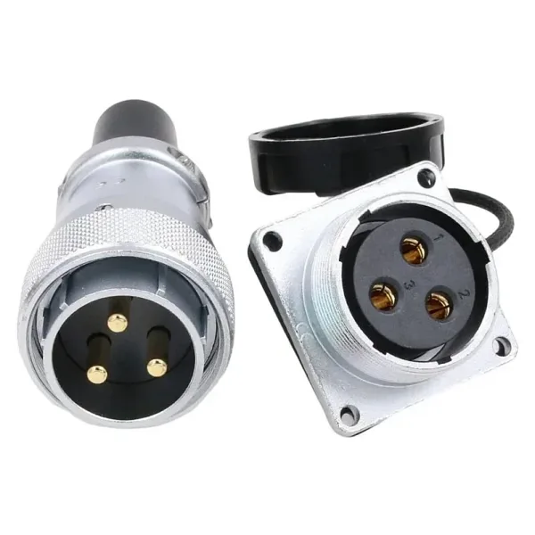 TPWS16 3 Pin 16mm Su Geçirmez Konnektör Takımı