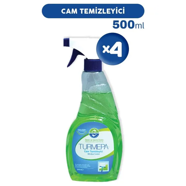 Turmepa Cam Temizleyici 500 ml x 4