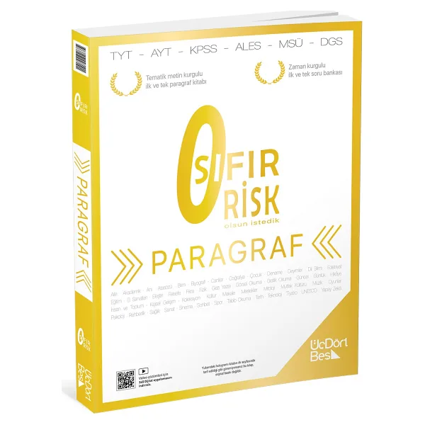 Üç Dört Beş Yayıncılık Üç Dört Beş Yayıncılık Paragraf Sıfır Risk ÜçDörtBeş Yayınları