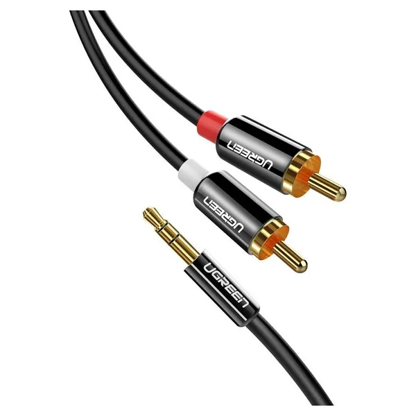 Ugreen 10591 5 m RCA to 3.5mm Aux Ses Kablosu