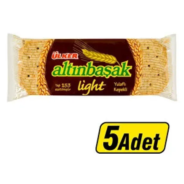 Ülker Altınbaşak 46 gr 5'li Paket Light Yulaflı Kraker