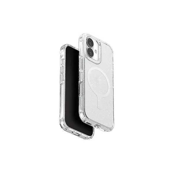 Uniq Lifepro Xtreme İphone 17 Magsafe Uyumlu Simli Telefon Kılıfı - Şeffaf