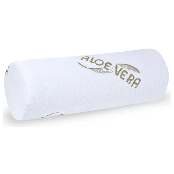 VİSCOTEX Visco Ortopedik Rulo Yastık 45x15cm, Beyaz