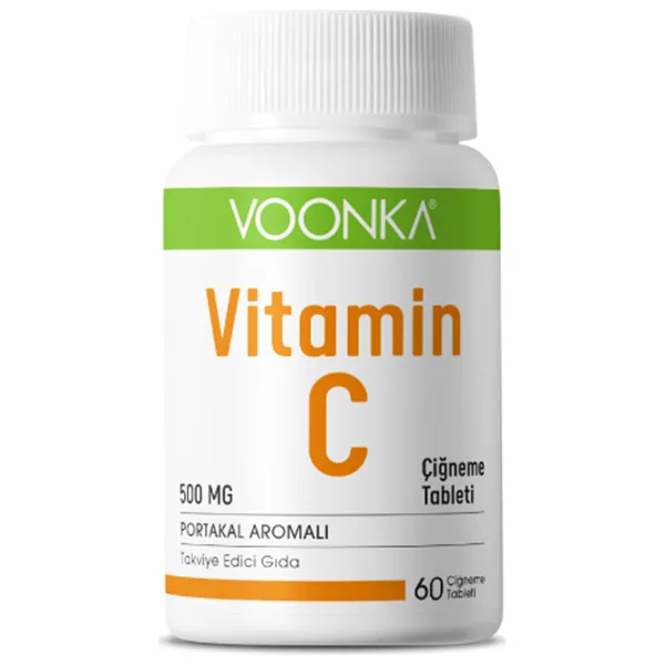 Voonka Vitamin C 500 mg 60 Çiğneme Tableti
