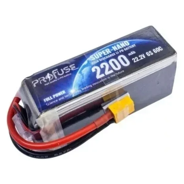 22.2V 6S 2200mAh 60C Lipo Batarya