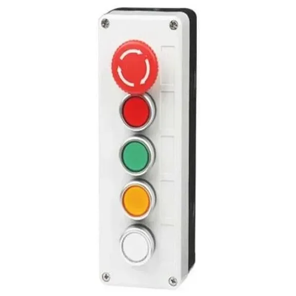 Acil Stop ve Dörtlü Push Buton Kutusu