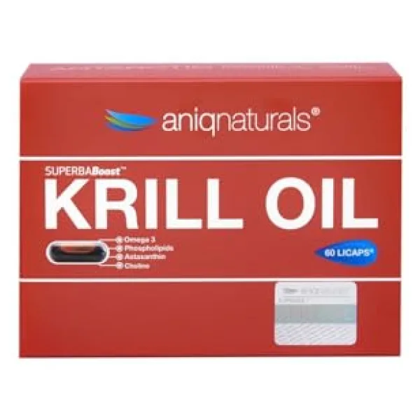 Aniqnaturals Krill Oil 60 Licaps (Kutu)