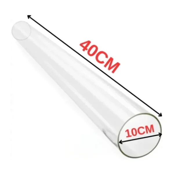 ASLAN CAM Füze Pelet Soba Camı Borusu 40CM