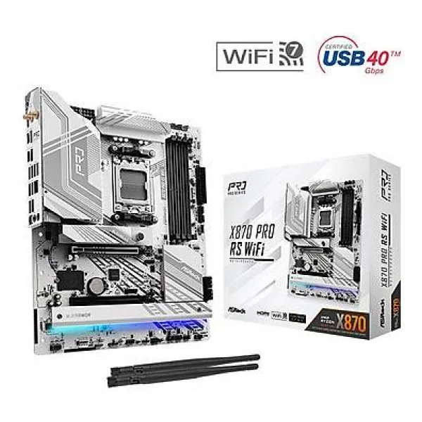 Asrock X870 Pro RS Wi-Fi AMD AM5 DDR5 ATX Anakart