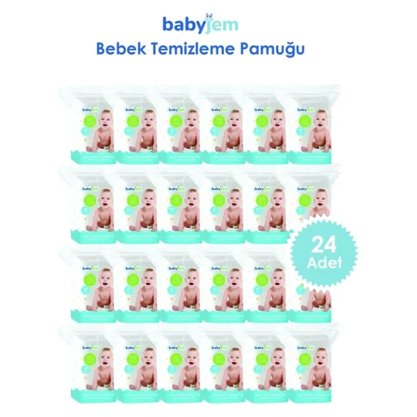 Babyjem 905 Bebek Temizleme Pamuğu 24'lü