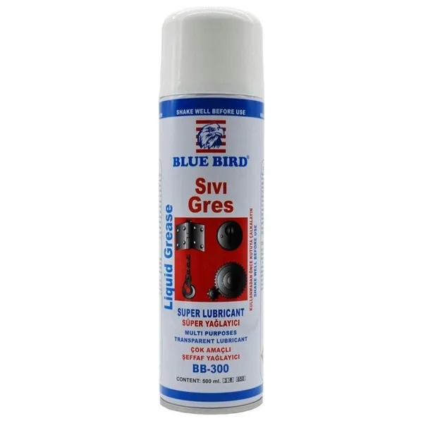 Blue Bird 500 ml Şeffaf Sıvı Gres Sprey