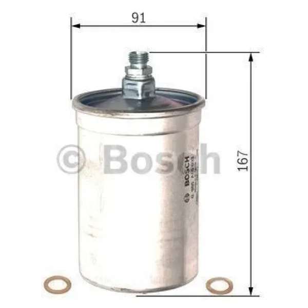 Bosch MERCEDES-BENZ 190 E 2.0 09.1986 - 09.1993 BENZİN FİLTRESİ