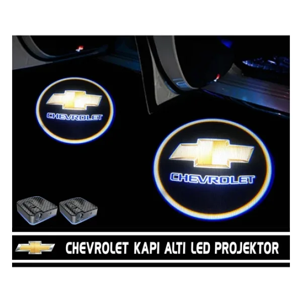 Chevrolet Araçlar Için Pill Kapı Altı Led Logo