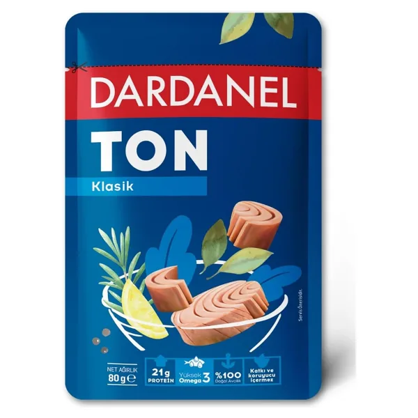 Dardanel Ayçiçek Yağlı Poşet Ton Balığı 80 gr