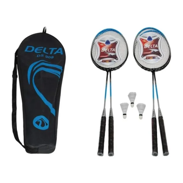 Delta Unisex Çantalı Badminton Raketi, Çok Renkli, Tek Beden