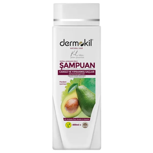 Dermokil Vegan Doğal Avokado Özlü 400 ml Şampuan