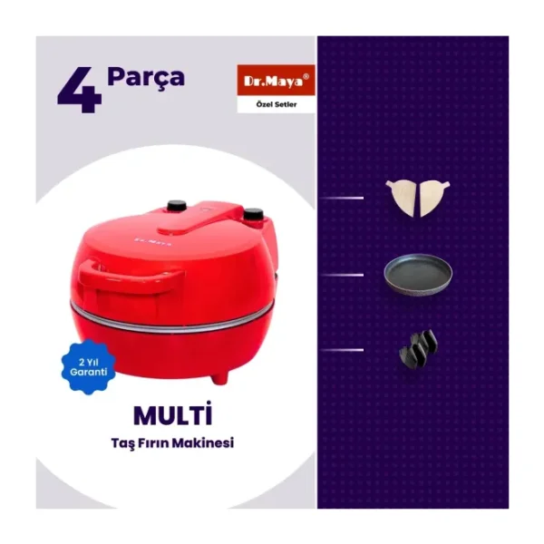 Dr.Maya Pro Plus Taş Fırın Pizza Makinesi
