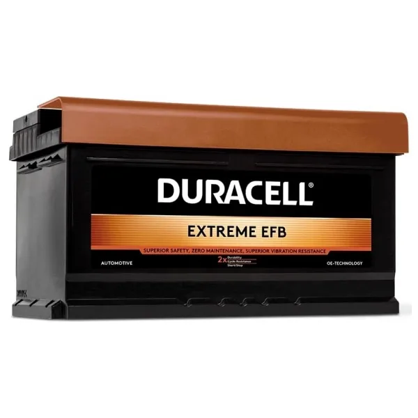 Duracell De70efb 12V 70Ah 660A Extreme Start Stop Efb Akü (Üretim Tarihi:2025)