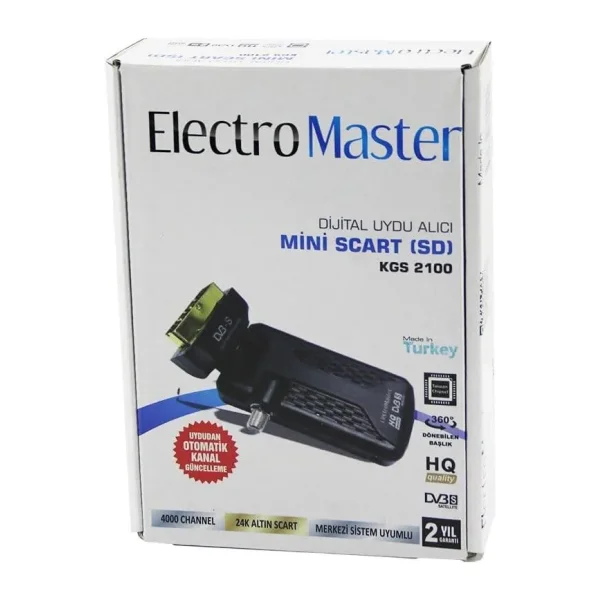 ElectroMaster KGS-2100 Mini SD Uydu Alıcısı