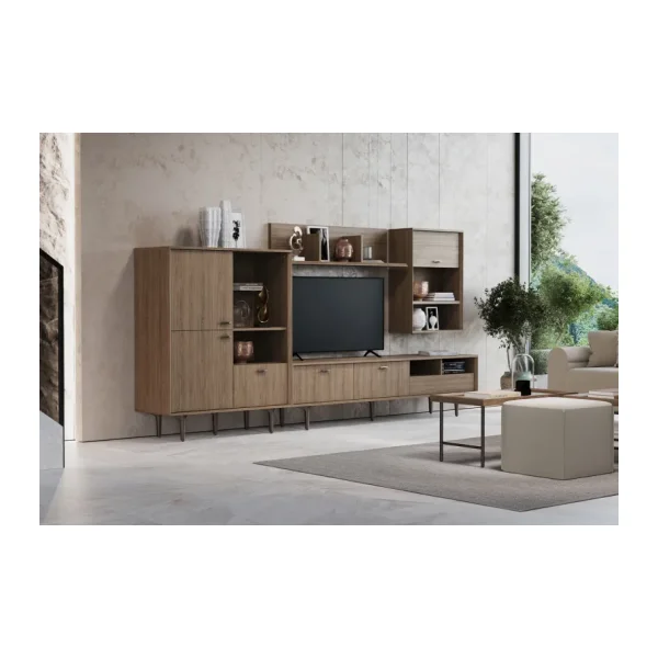 Enza Home Paloma Tv Ünitesi Seti 2 - Ahşap - Ceviz