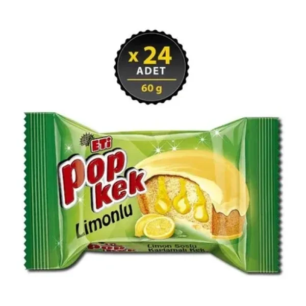 Eti Popkek Limonlu Kek 60 gr 24'lü