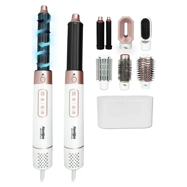 Fantom Hair Styler SK 1700 Beyaz Saç Şekillendirme Seti
