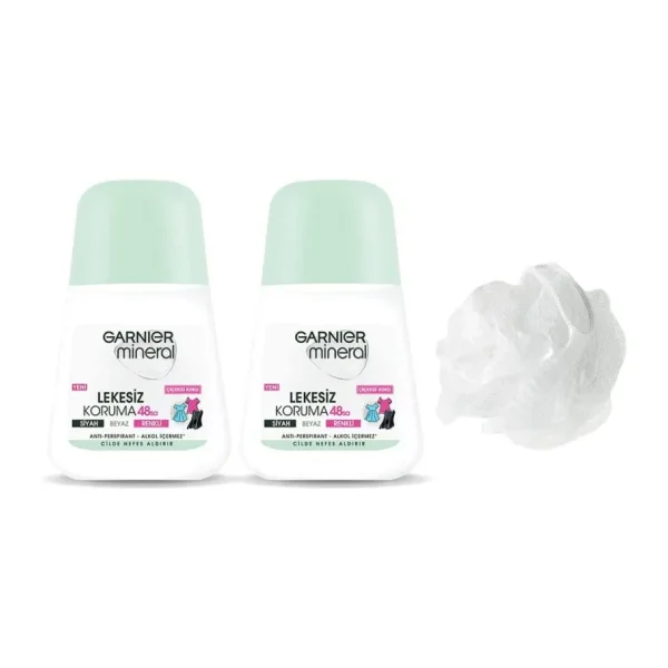Garnier Mineral Lekesiz Koruma Çiçeksi Koku 50 ml 2 Adet Kadın Roll-On