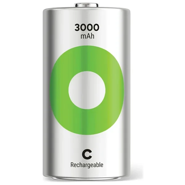 GP ReCyko 3000 mAh 1.2V Orta C Boy Şarjlı Pil 
