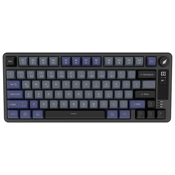 Hawk Gaming HK255 RGB %75 TKL Membrane Switch Kablolu/Kablosuz Oyuncu Klavyesi