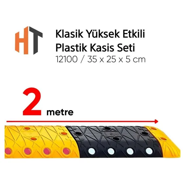 Hayat Trafik Klasik Hız Kesici Kasis Seti 2 Metre
