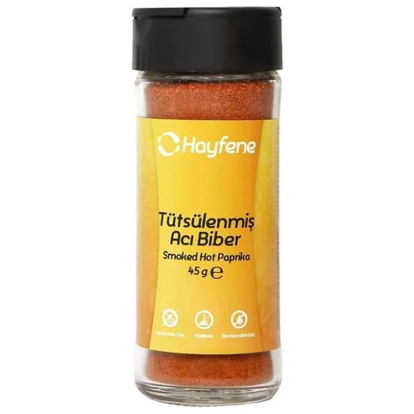 Hayfene Tütsülenmiş Acı Kırmızı Biber 45 gr