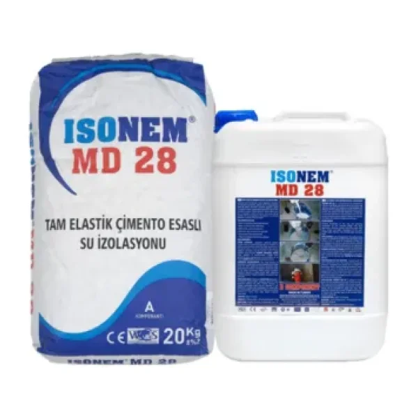 Isonem MD 28 A+B Çimento Esaslı 30 kg Su Izolasyonu