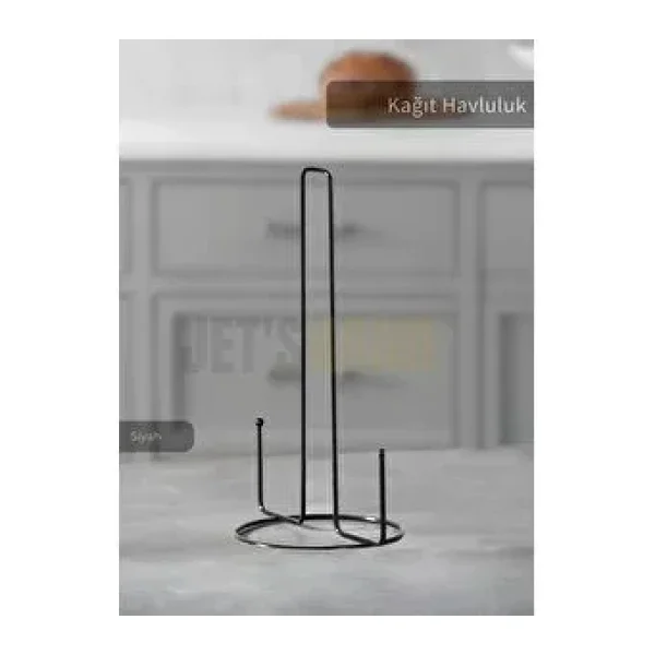 Jet's Home Kağıt Havluluk Paslanmaz Peçetelik Çelik Banyo Havluluk Düzenleyici Siyah