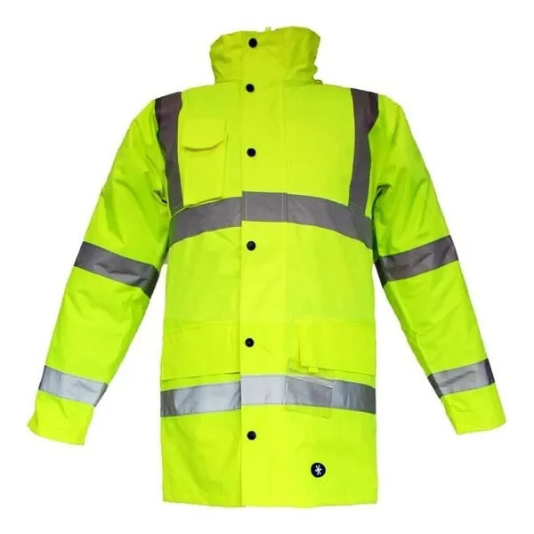 Junıor Jn1011 Waterproof Fosforlu Oxford Parka Sarı Xxl Beden