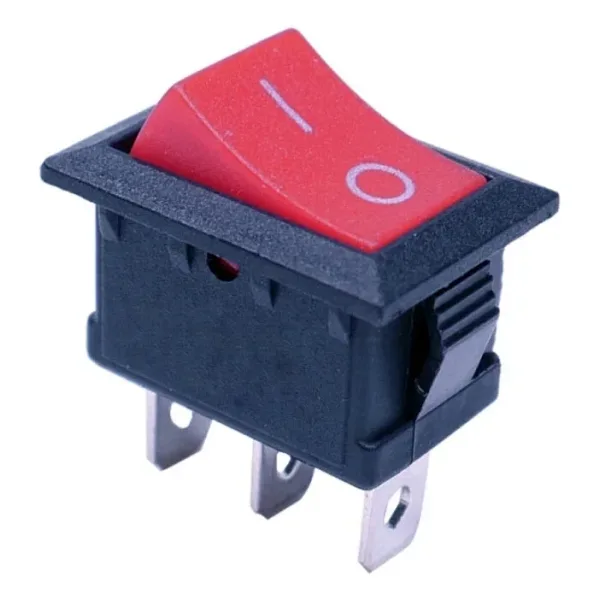 KCD1 Kırmızı Işıksız On/Off Anahtar 3 Pin