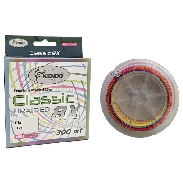 Kendo Classic 8X 300 m 0.16 mm 9.2 kg Multicolor İp Misina