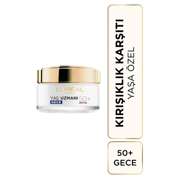 L'Oreal Paris Yaş Uzmanı Kırışıklık Karşıtı Gece Kremi 50 ml