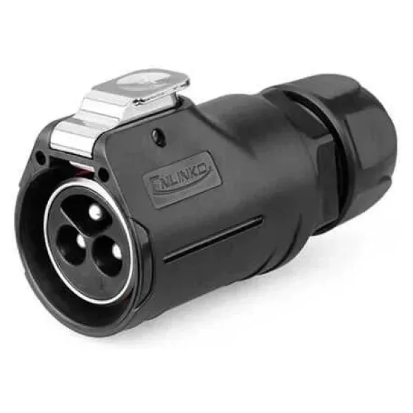 LP-28-C03PE-21-001 3-Pin Su Geçirmez Konnektör - Erkek