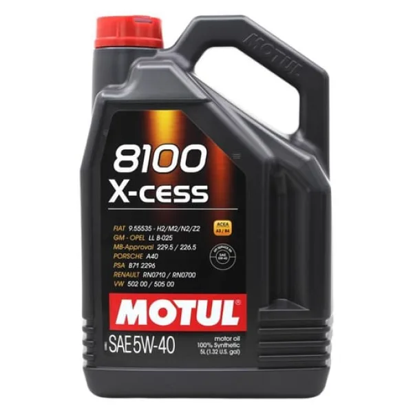 Motul 8100 X-Cess 5W-40 5 lt Motor Yağı