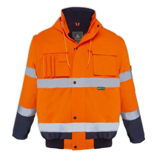 Myform Olympus Multı Hı-Vıs Two-Tone 2 In 1 Bomber Jacket