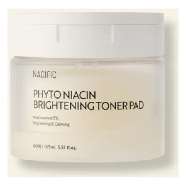 Nacific Nacıfıc Phyto Niacin Brightening Toner Pad 160 ml Niacinamide Içeren Aydınlatıcı Tonik Pedleri Ton Eşitleme & Nem