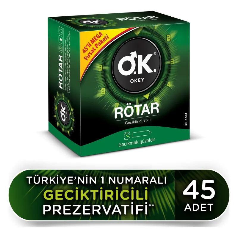 Okey Rötar 45'li Prezervatif