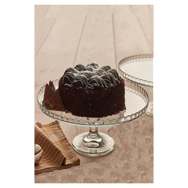Paşabahçe Patisserie 95117 32 cm Ayaklı Servis Tabağı