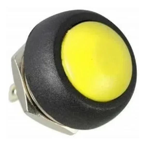 PBS-33B 12mm Push Buton - Sarı