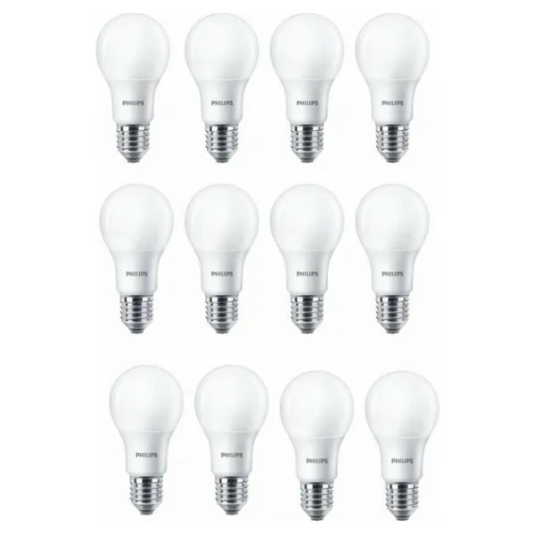 Philips 13W - 100W 6500K Beyaz Işık E27 Essential LED Ampul 12'li - 100 - 200 W