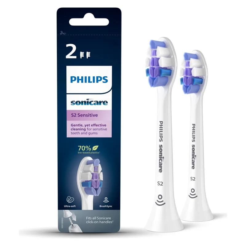 Philips HX6052/10 Sonicare S2 Sensitive 2'li Diş Fırçası Başlığı